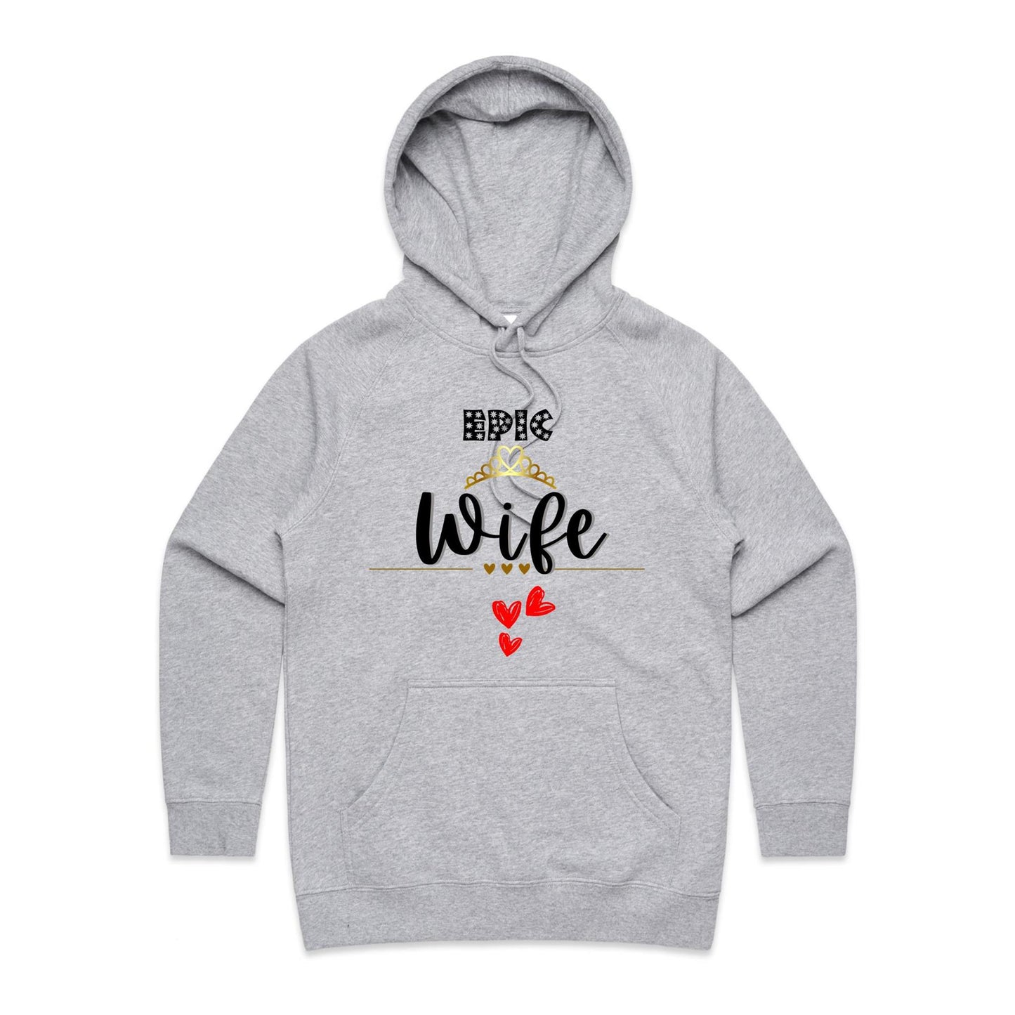 Epic Wife Women's Midweight Hoodie Sweatshirt