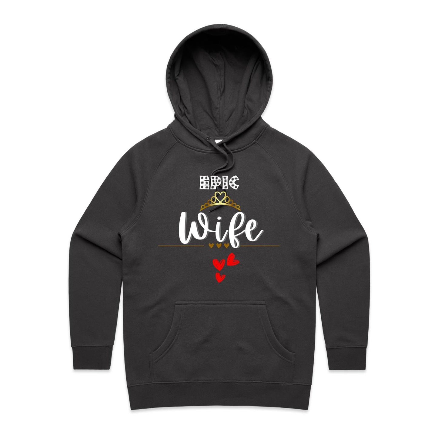 Epic Wife Women's Midweight Hoodie Sweatshirt