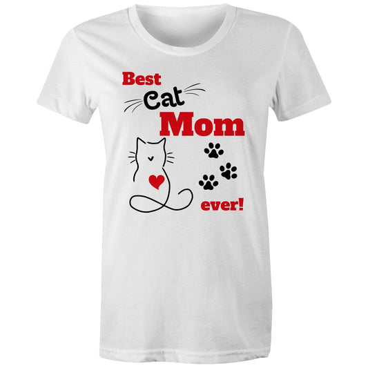 Best Cat Mom Ever Women's ORGANIC T-Shirt - AS Colour