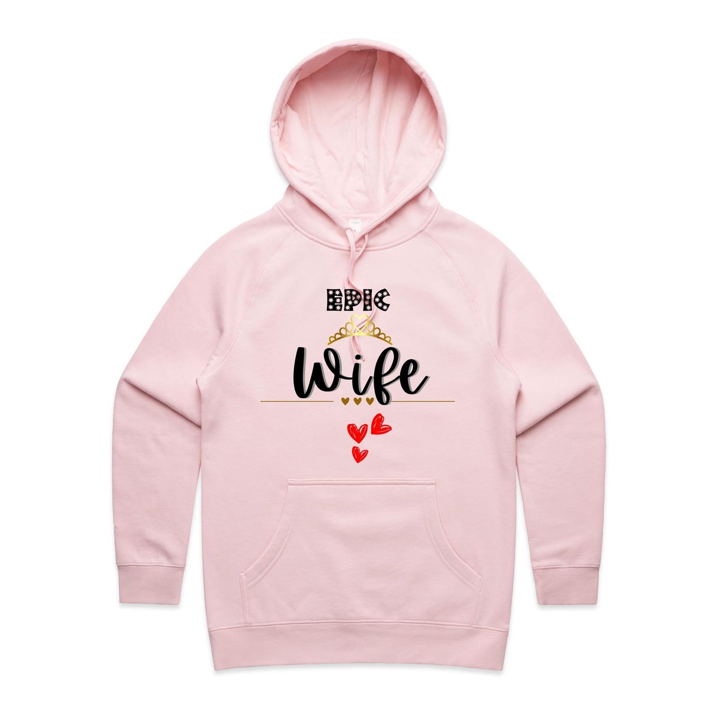 Epic Wife Women's Midweight Hoodie Sweatshirt