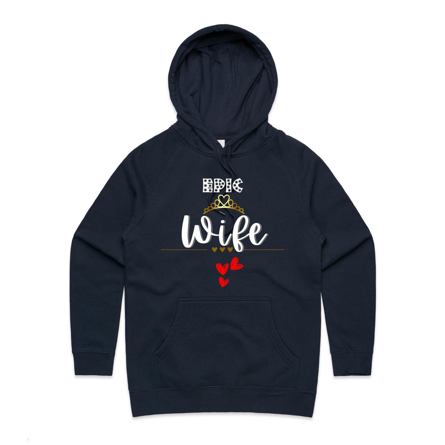 Epic Wife Women's Midweight Hoodie Sweatshirt