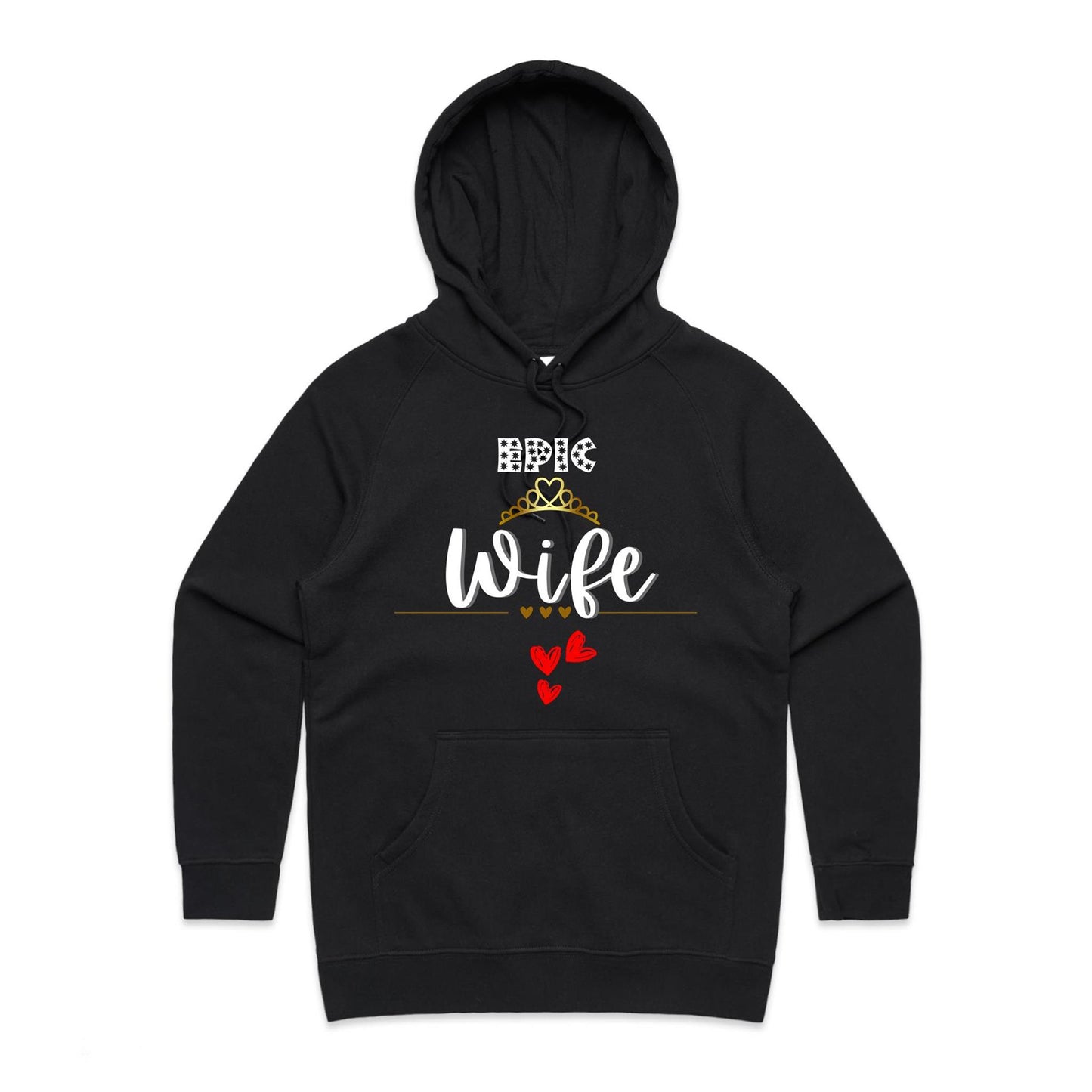 Epic Wife Women's Midweight Hoodie Sweatshirt