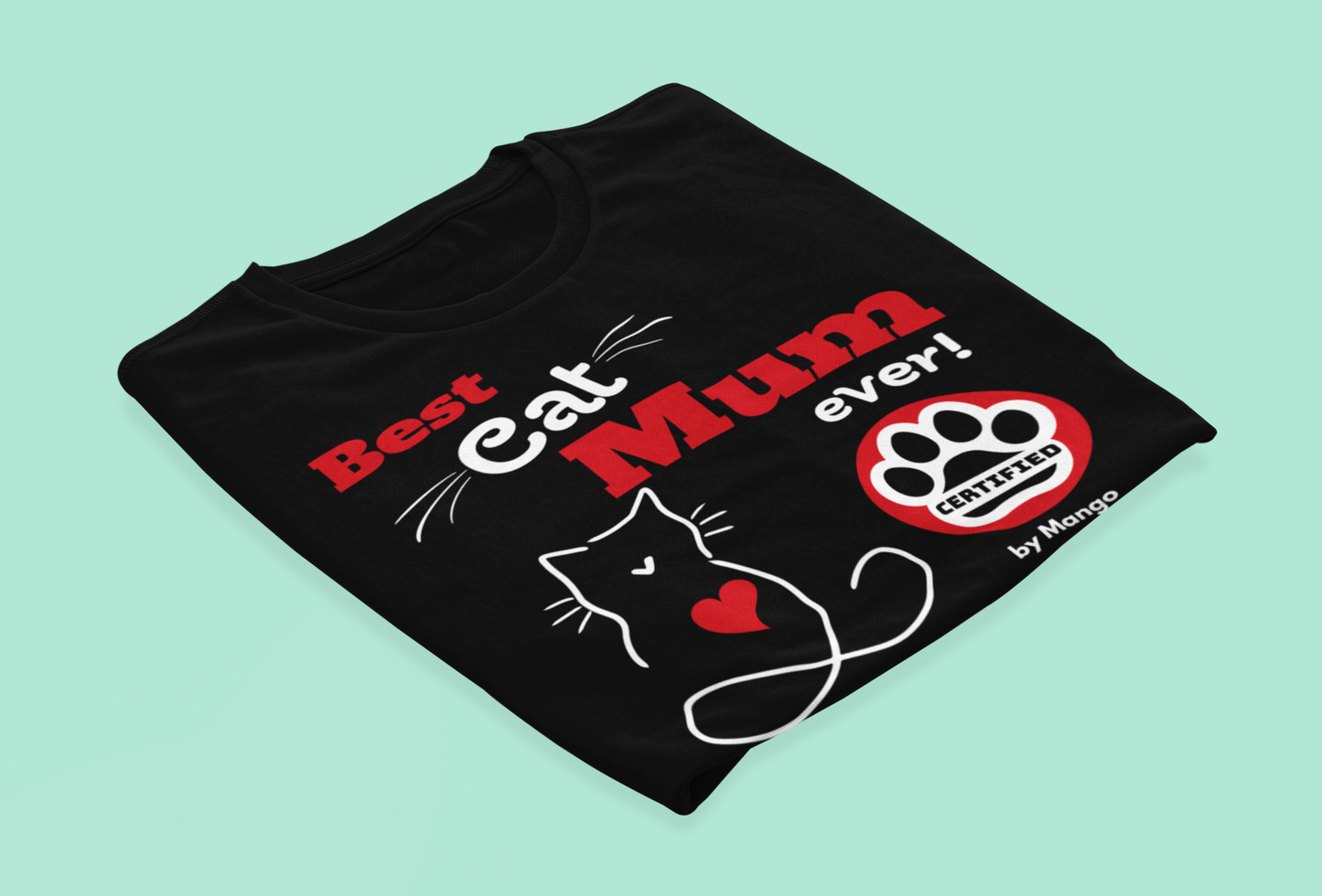 Personalised Gift | Best Cat Mum Ever Certified by Your Cat's Name, AS Colour - Women's Maple Organic Tee