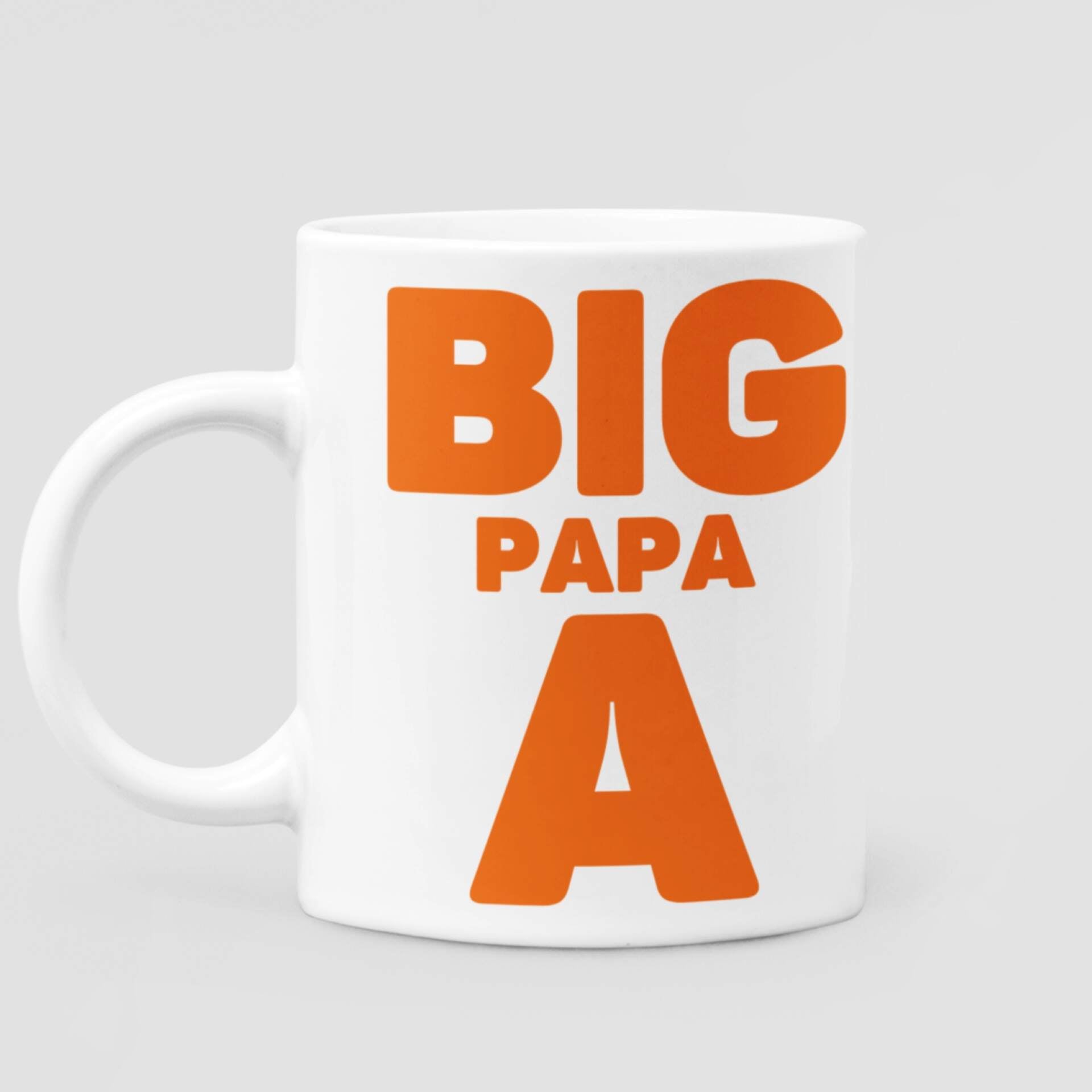 Big Papa A | 11 oz Ceramic Mug - Da Boss Mango AU - Best Father's Day Gift for Dad