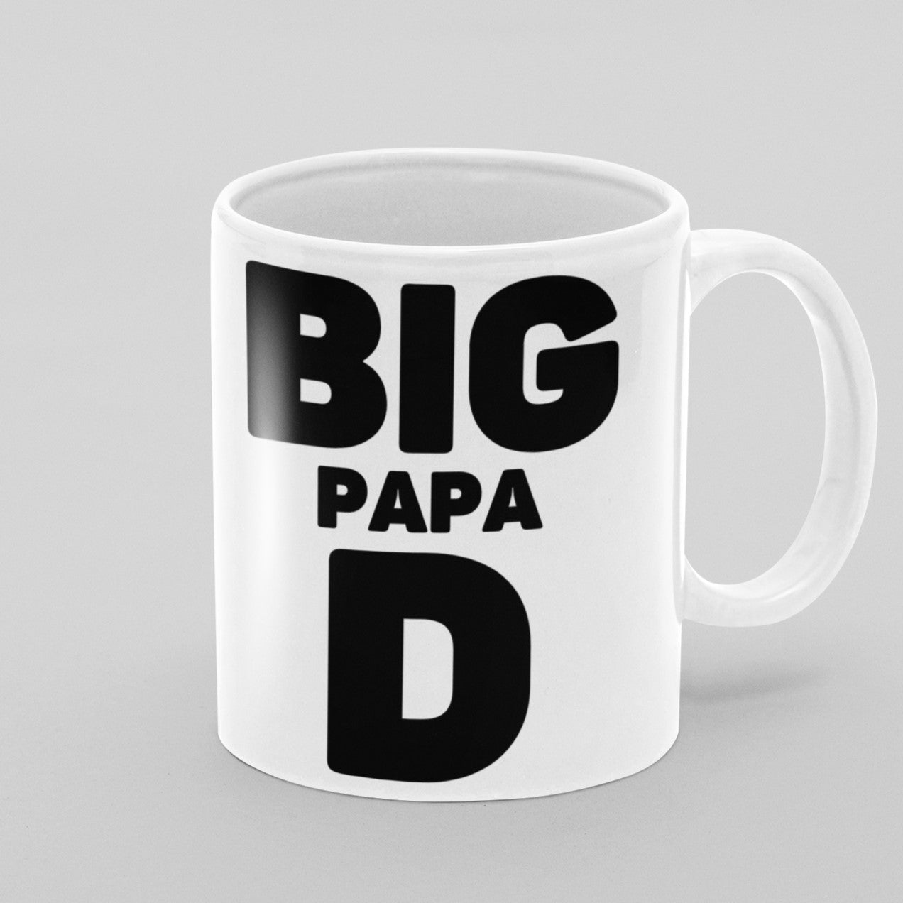 Big Papa D11 oz Ceramic Mug - Da Boss Mango AU - Best Father's Day Birthday Gift for Dad