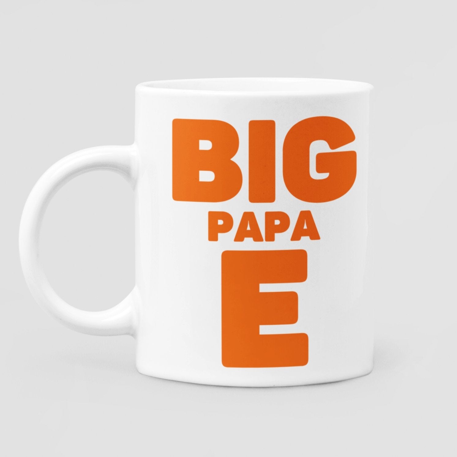 Big Papa E 11 oz Ceramic Mug - Da Boss Mango AU - Best Father's Day Birthday Gift for Dad