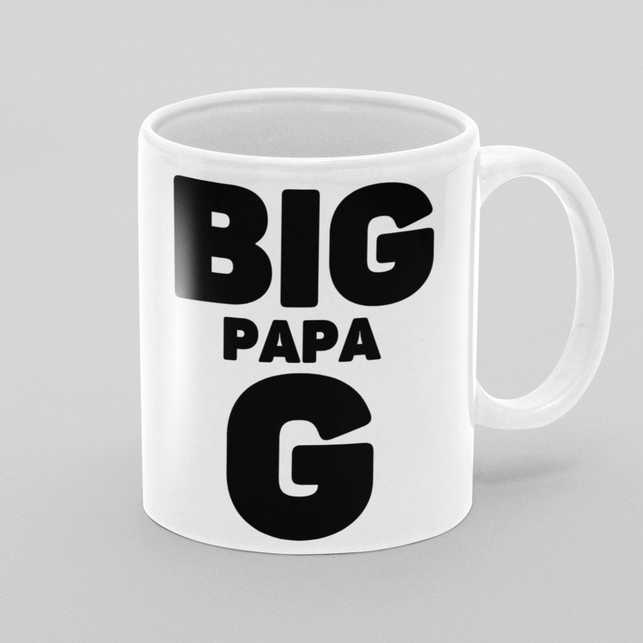 Big Papa G 11 oz Ceramic Mug - Da Boss Mango AU - Best Father's Day Birthday Gift for Dad