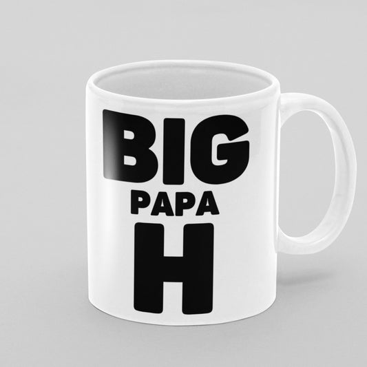 Big Papa H 11 oz Ceramic Mug - Da Boss Mango AU - Best Father's Day Birthday Gift for Dad