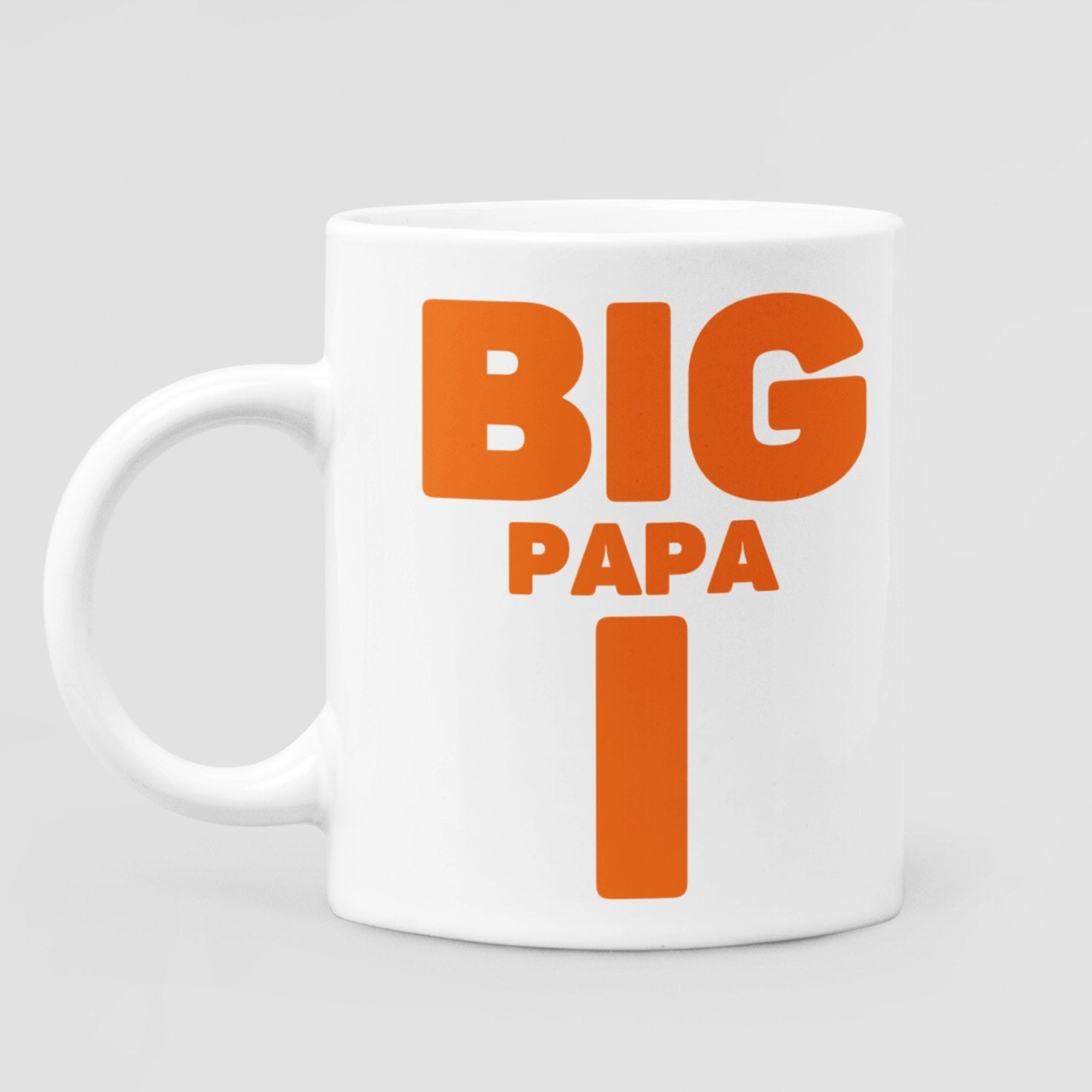 Big Papa I 11 oz Ceramic Mug - Da Boss Mango AU - Best Father's Day Birthday Gift for Dad