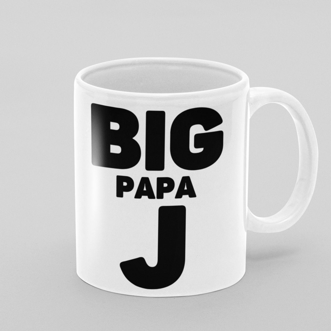 Big Papa J 11 oz Ceramic Mug - Da Boss Mango AU - Best Father's Day Birthday Gift for Dad