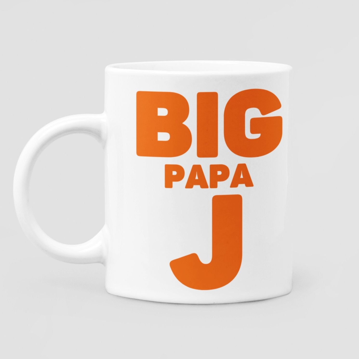 Big Papa J 11 oz Ceramic Mug - Da Boss Mango AU - Best Father's Day Birthday Gift for Dad