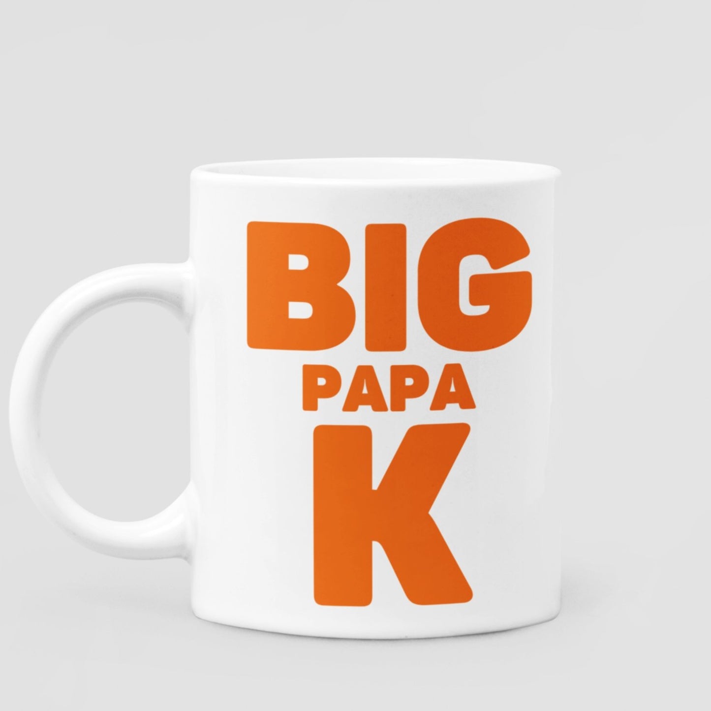 Big Papa K 11 oz Ceramic Mug - Da Boss Mango AU - Best Father's Day Birthday Gift for Dad