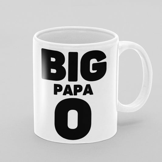 Big Papa O 11 oz Ceramic Mug - Da Boss Mango AU - Best Father's Day Birthday Gift for Dad