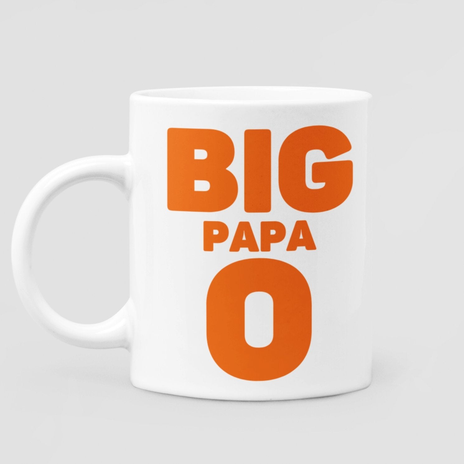 Big Papa O 11 oz Ceramic Mug - Da Boss Mango AU - Best Father's Day Birthday Gift for Dad