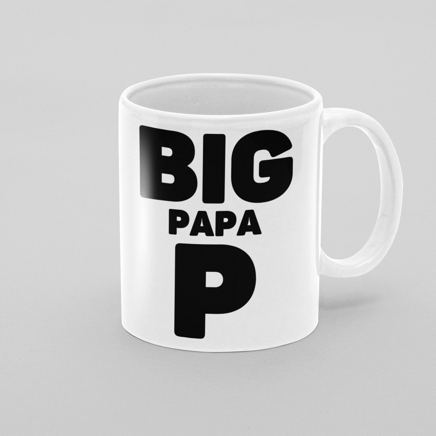 Big Papa P 11 oz Ceramic Mug - Da Boss Mango AU - Best Father's Day Birthday Gift for Dad