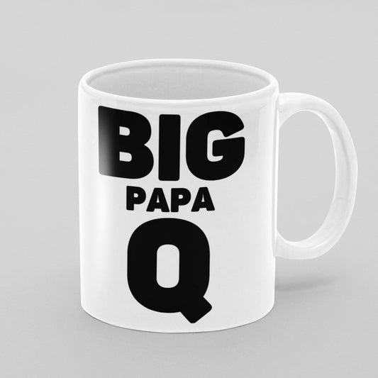 Big Papa Q 11 oz Ceramic Mug - Da Boss Mango AU - Best Father's Day Birthday Gift for Dad