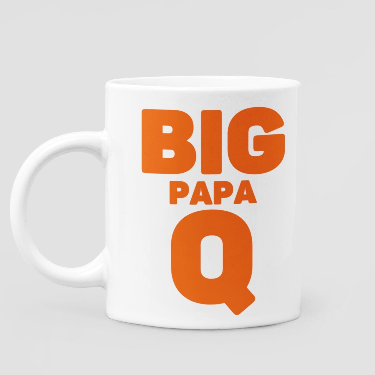 Big Papa Q 11 oz Ceramic Mug - Da Boss Mango AU - Best Father's Day Birthday Gift for Dad