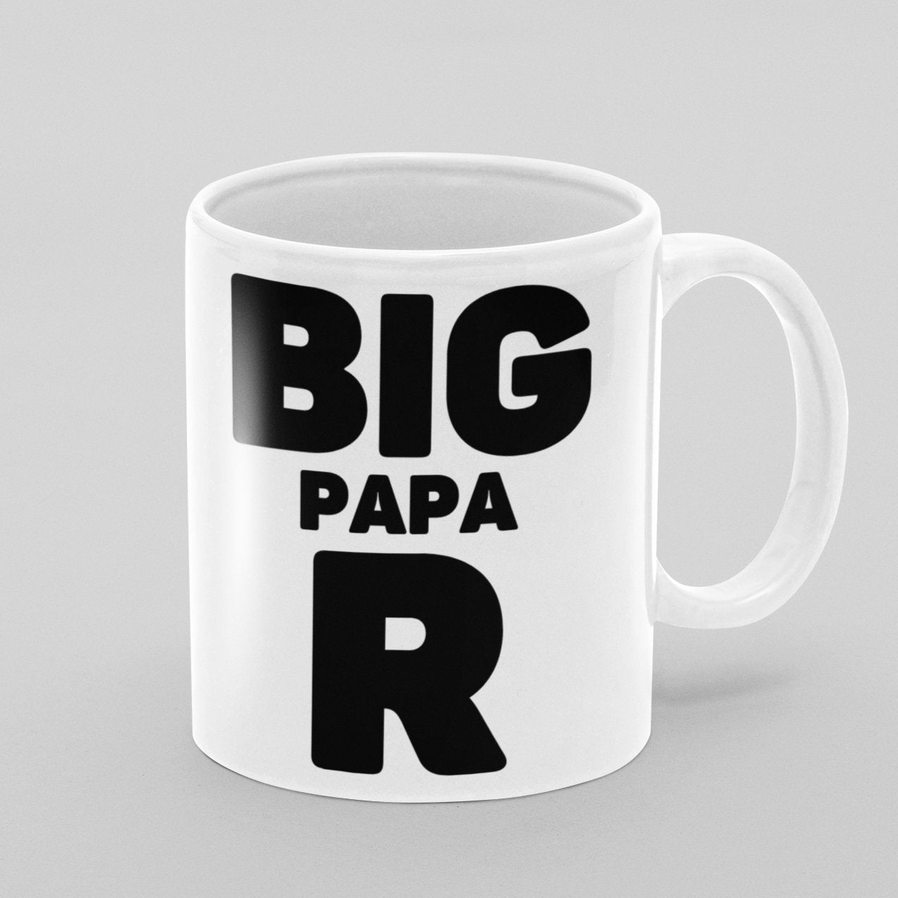 Big Papa R 11 oz Ceramic Mug - Da Boss Mango AU - Best Father's Day Birthday Gift for Dad