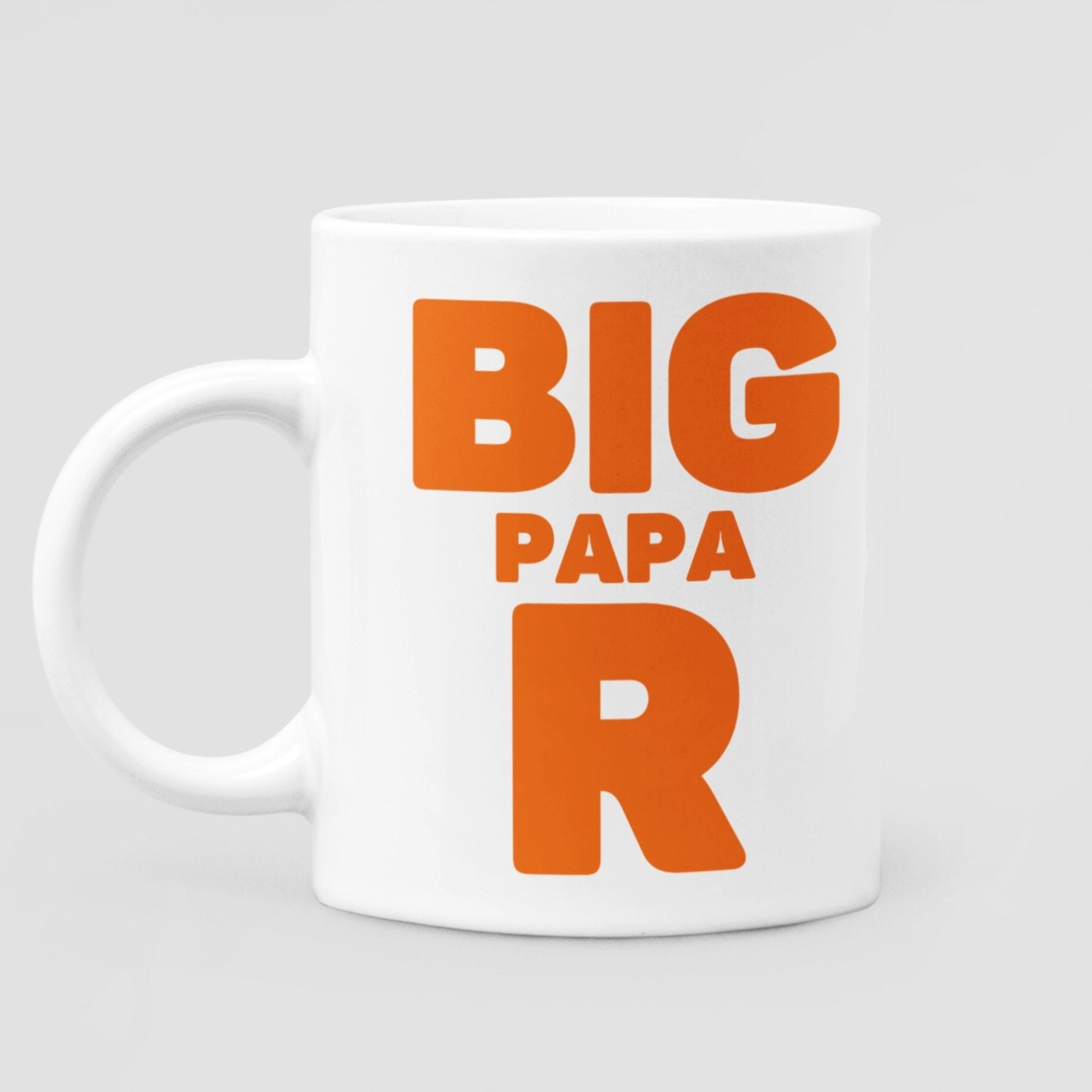 Big Papa R 11 oz Ceramic Mug - Da Boss Mango AU - Best Father's Day Birthday Gift for Dad