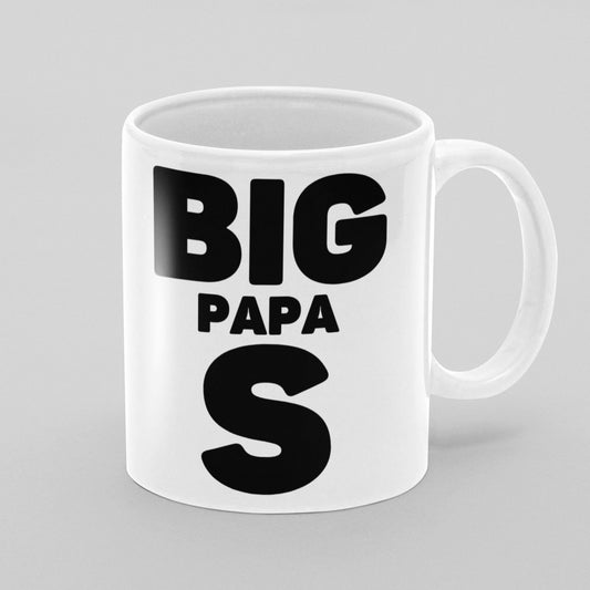 Big Papa S 11 oz Ceramic Mug - Da Boss Mango AU - Best Father's Day Birthday Gift for Dad