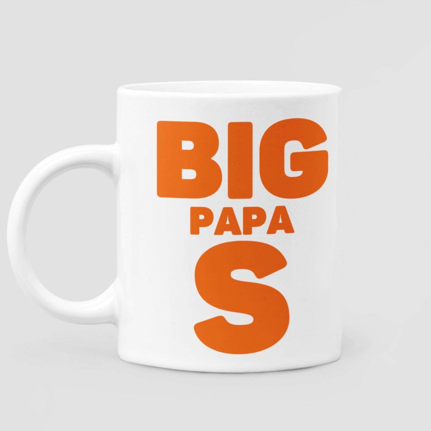 Big Papa S 11 oz Ceramic Mug - Da Boss Mango AU - Best Father's Day Birthday Gift for Dad