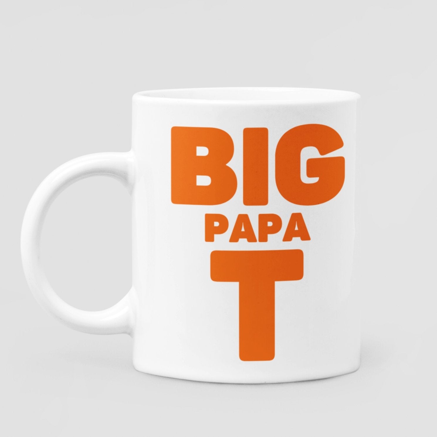 Big Papa T 11 oz Ceramic Mug - Da Boss Mango AU - Best Father's Day Birthday Gift for Dad