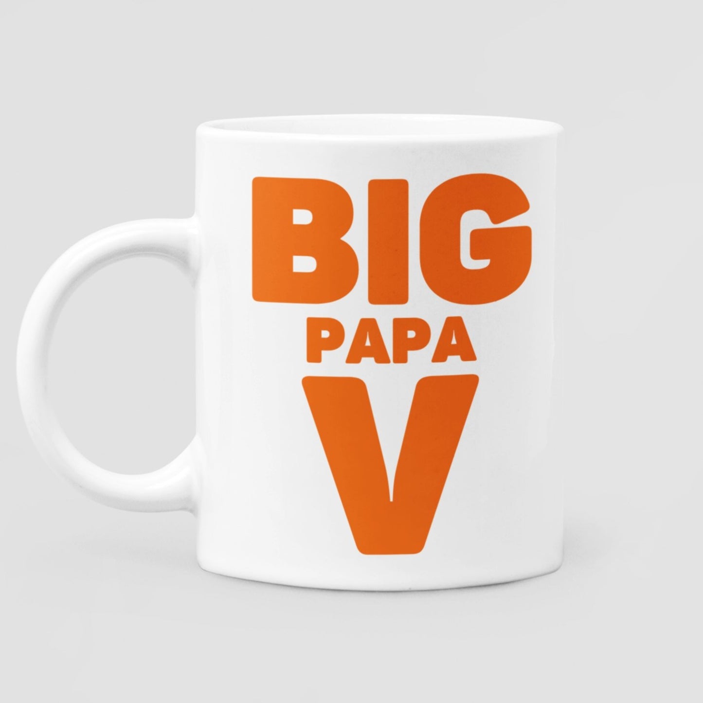 Big Papa V 11 oz Ceramic Mug - Da Boss Mango AU - Best Father's Day Birthday Gift for Dad