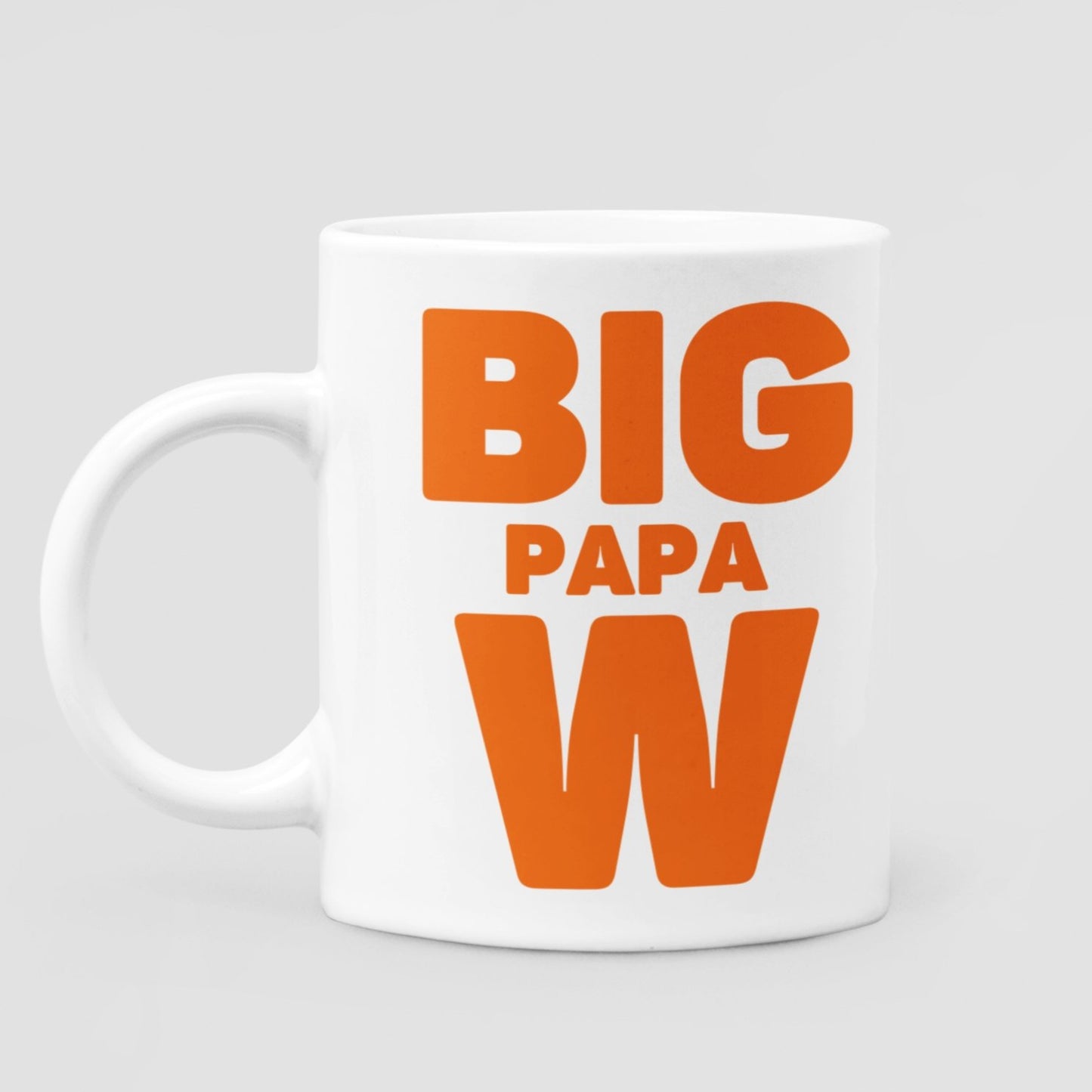 Big Papa W 11 oz Ceramic Mug - Da Boss Mango AU - Best Father's Day Birthday Gift for Dad