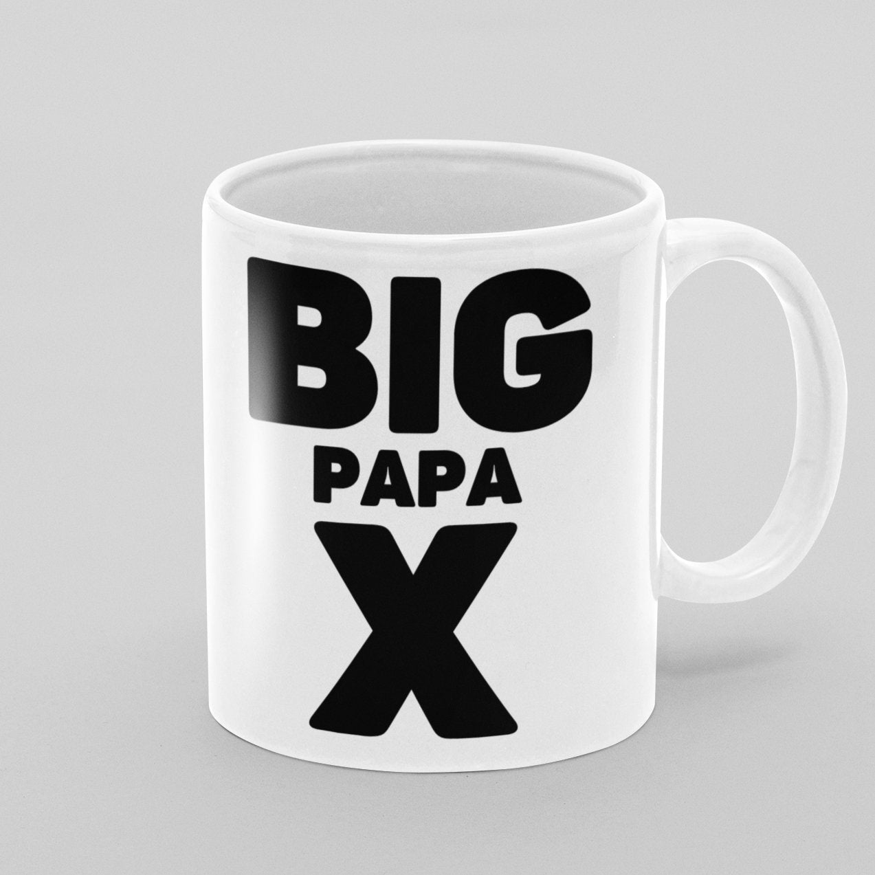 Big Papa X 11 oz Ceramic Mug - Da Boss Mango AU - Best Father's Day Birthday Gift for Dad