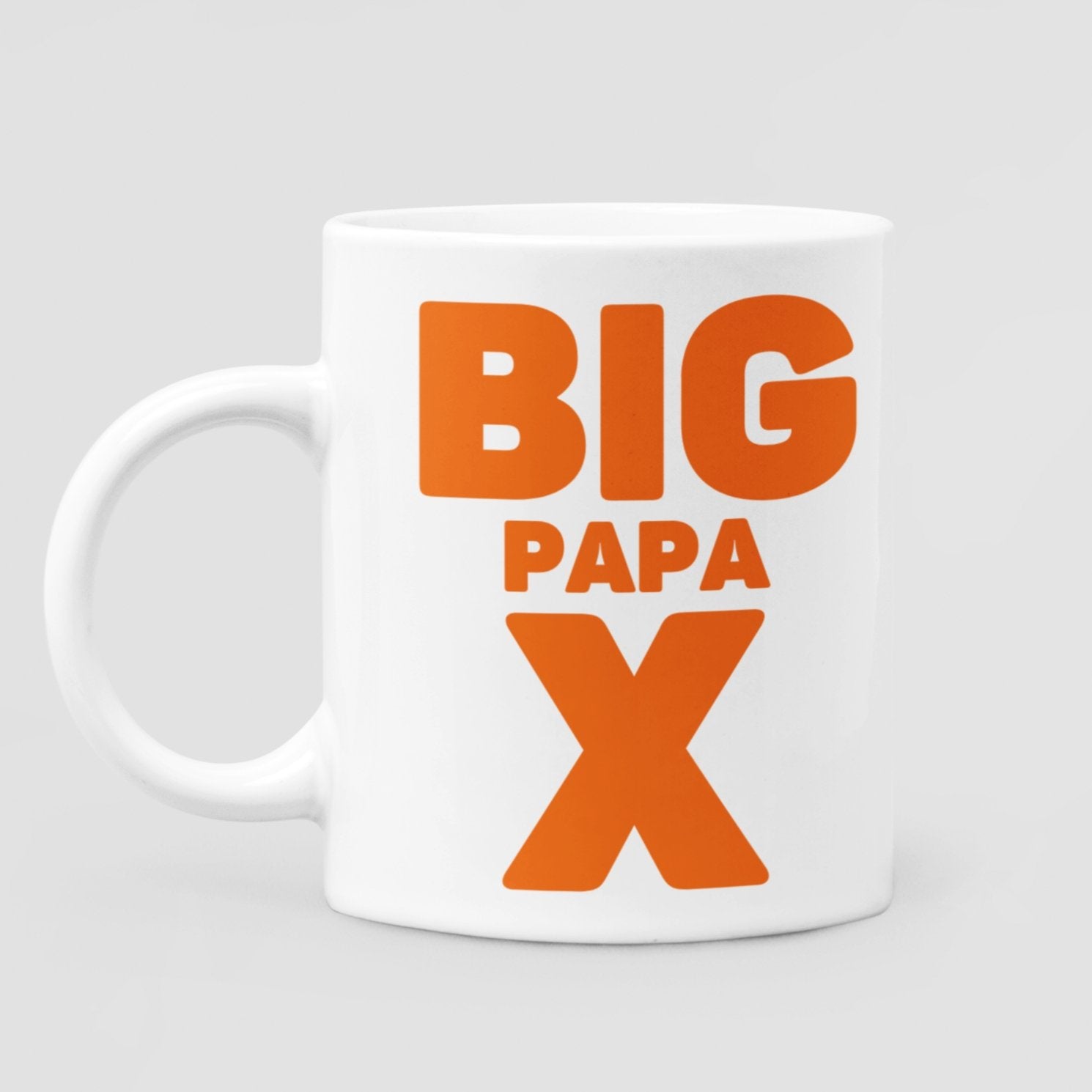 Big Papa X 11 oz Ceramic Mug - Da Boss Mango AU - Best Father's Day Birthday Gift for Dad