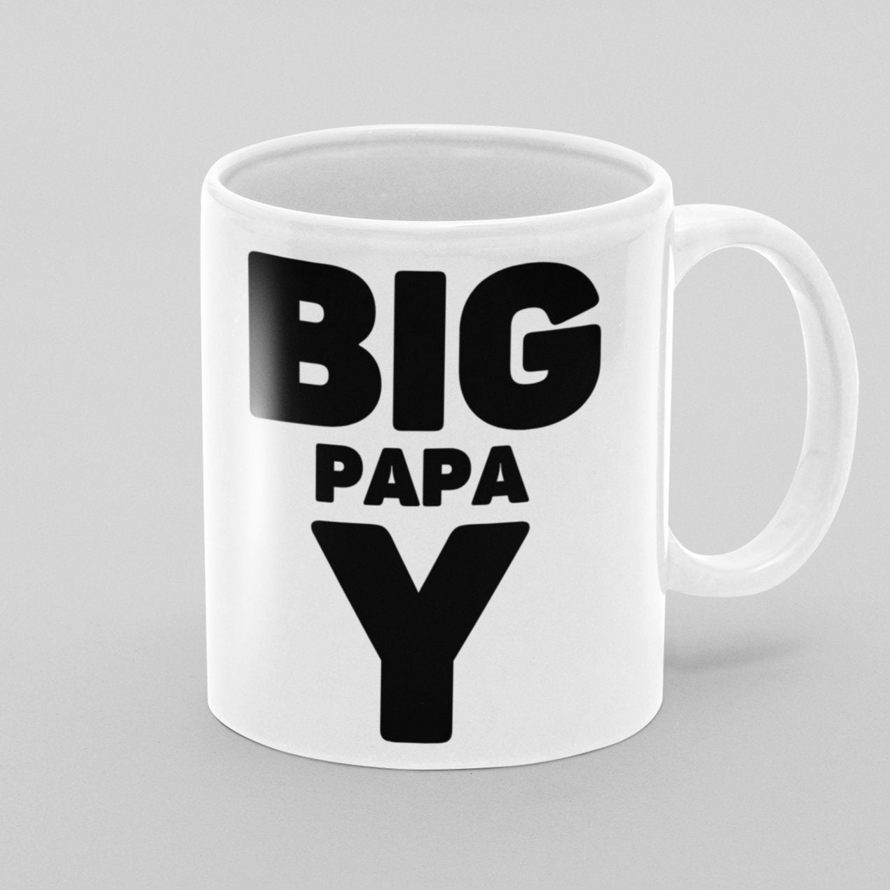 Big Papa Y 11 oz Ceramic Mug - Da Boss Mango AU - Best Father's Day Birthday Gift for Dad