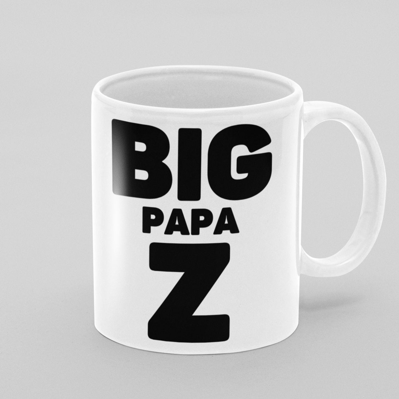 Big Papa Z 11 oz Ceramic Mug - Da Boss Mango AU - Best Father's Day Birthday Gift for Dad