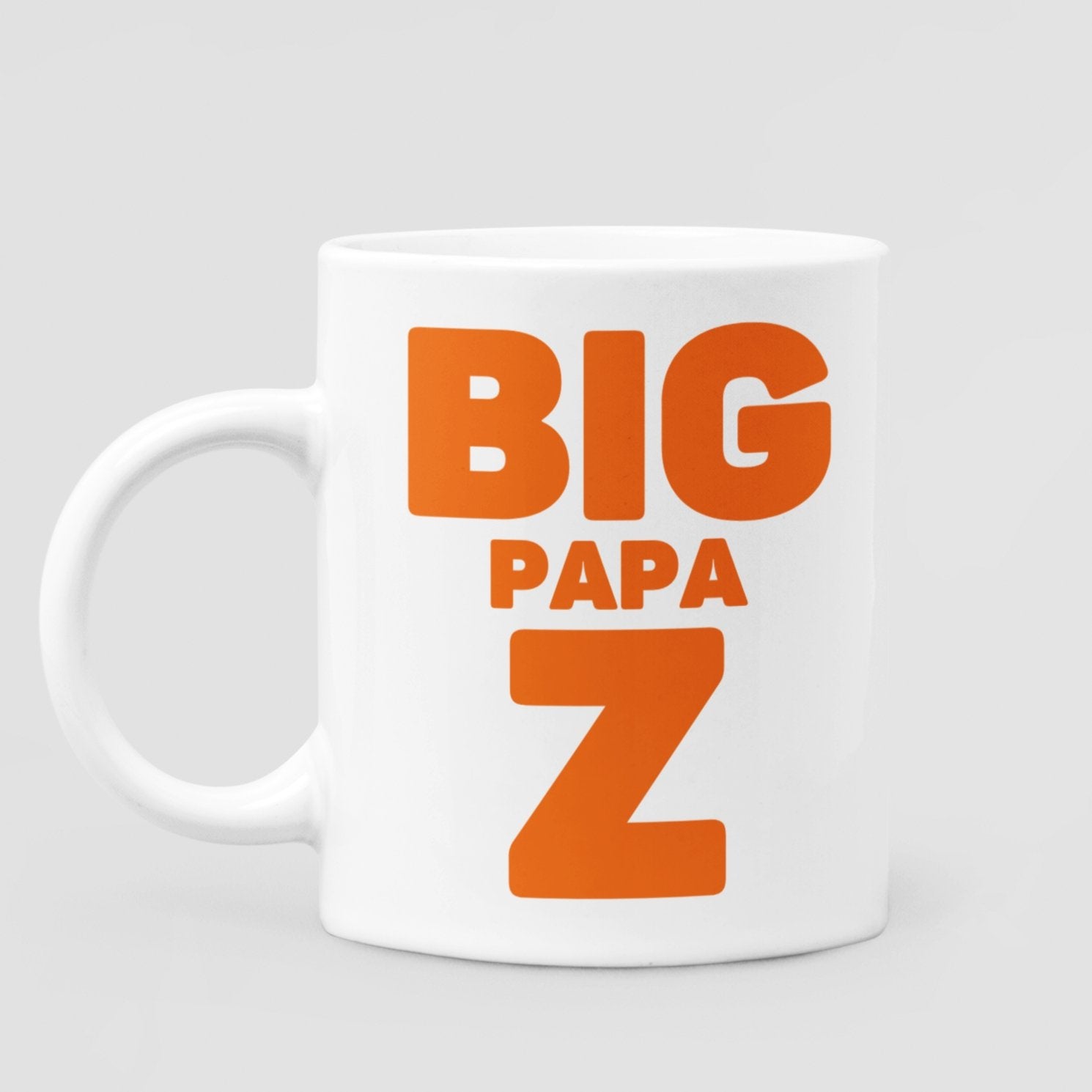 Big Papa Z 11 oz Ceramic Mug - Da Boss Mango AU - Best Father's Day Birthday Gift for Dad