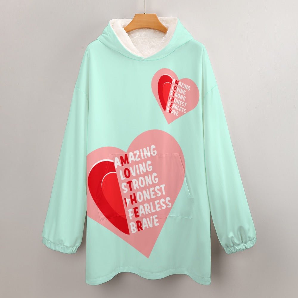 MOTHER Women's Adult Hooded Blanket Oversized Hoodie - Da Boss Mango AU - 21A5EAAC6CCE494E8DB3EDDB90BD8ED9