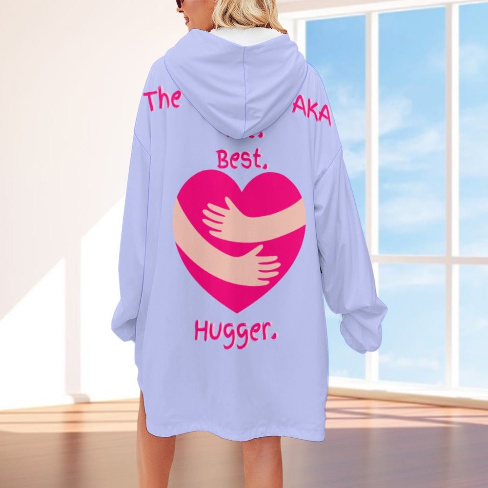 The Grandma AKA The. Best. Hugger Women's Adult Hooded Blanket Oversized Hoodie - Da Boss Mango AU - C1CB37A68A9043B39AD75AB1786FD11A