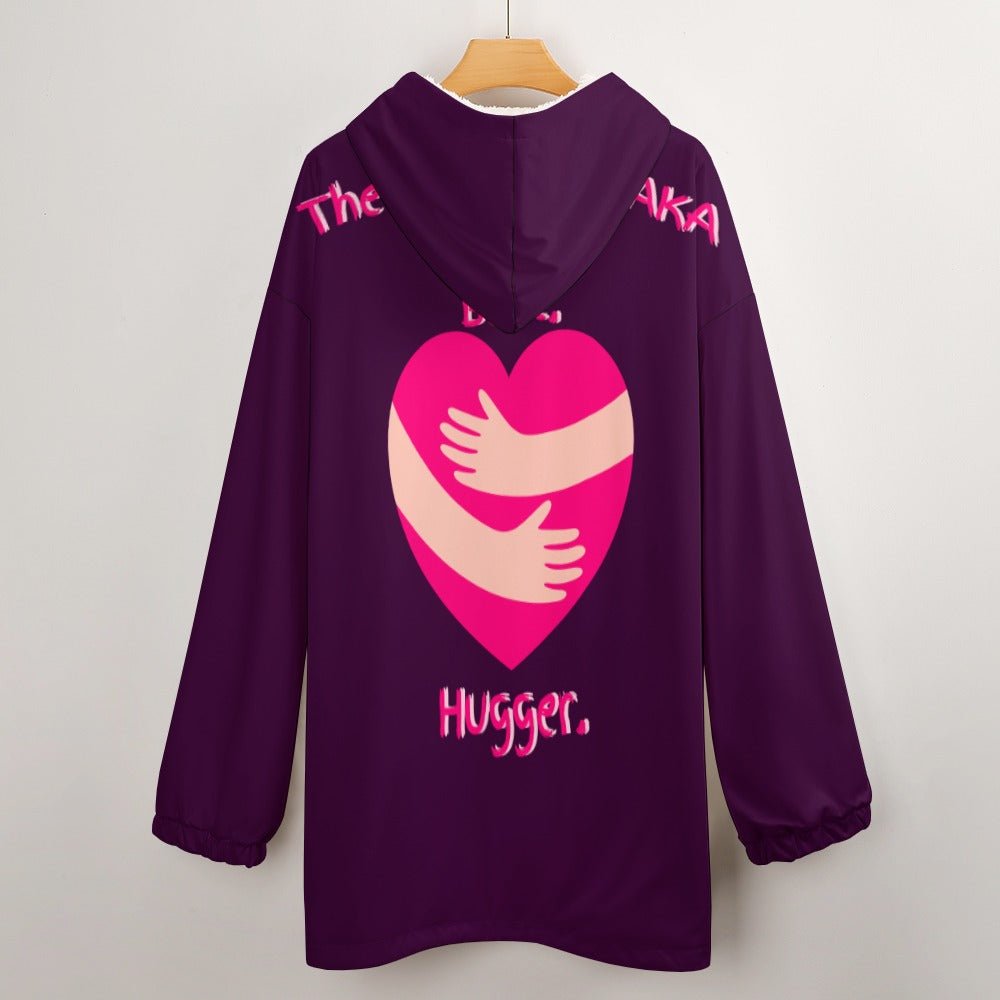 The Grandma AKA The. Best. Hugger Women's Adult Hooded Blanket Oversized Hoodie - Da Boss Mango AU - DCA5F27F73E84792A655D59ED80F7803