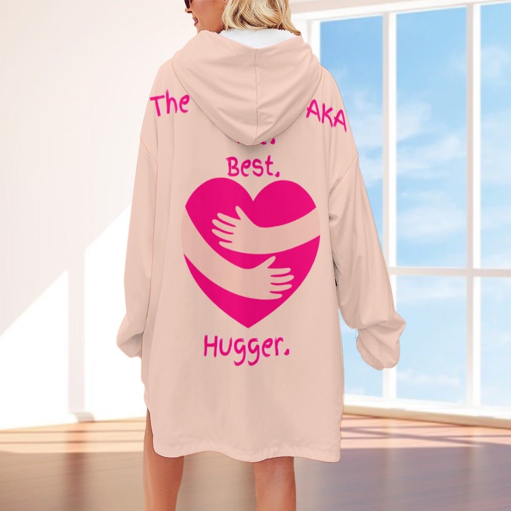 The Grandma AKA The. Best. Hugger Women's Adult Hooded Blanket Oversized Hoodie - Da Boss Mango AU - EBC30E67A00B4ED7BEDA2220545DABDD